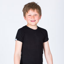 Last inn bildet i Galleri-visningsprogrammet, Bambus t-skjorte barn sort str 92
