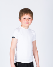 Last inn bildet i Galleri-visningsprogrammet, Bambus t-skjorte barn hvit str 92
